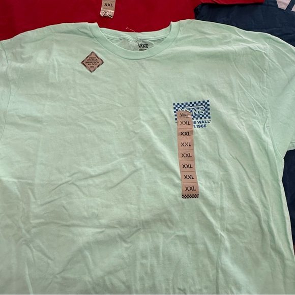 Vans T-Shirts Lot Of 3 New with Tags Classic Drop V Skater Men’s XXL - Picture 2 of 10